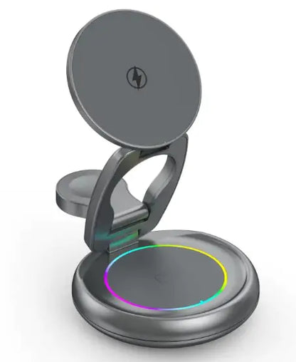 3-in-1 Rotatable Wireless Charger Stand