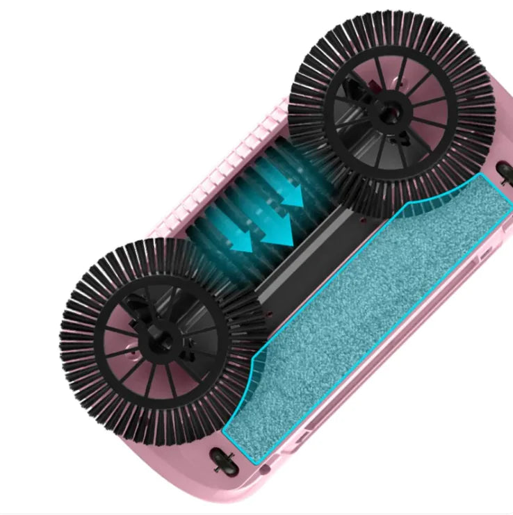 All-in-One Hand Push Floor Sweeper