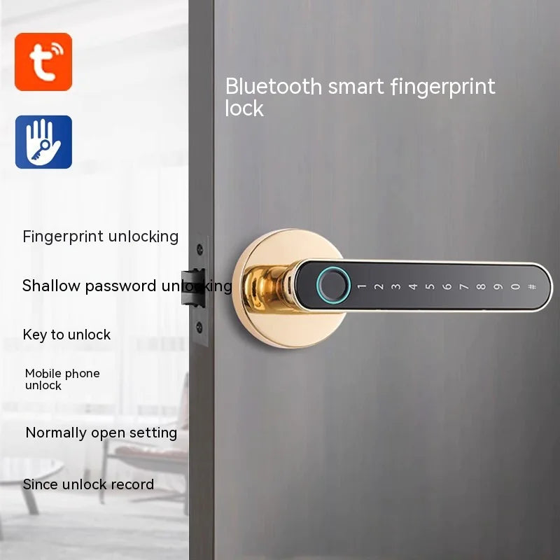 Punch-Free Smart Fingerprint Door Lock
