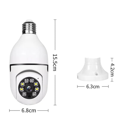 360° 1080P Wi-Fi Smart Bulb Security Camera