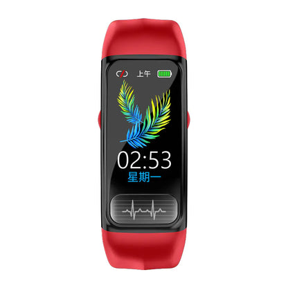 Black ECG PPG Smart Watch