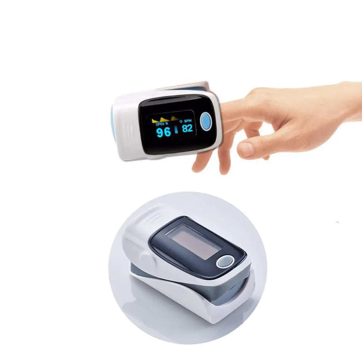 Fingertip Pulse Oximeter with LED Display