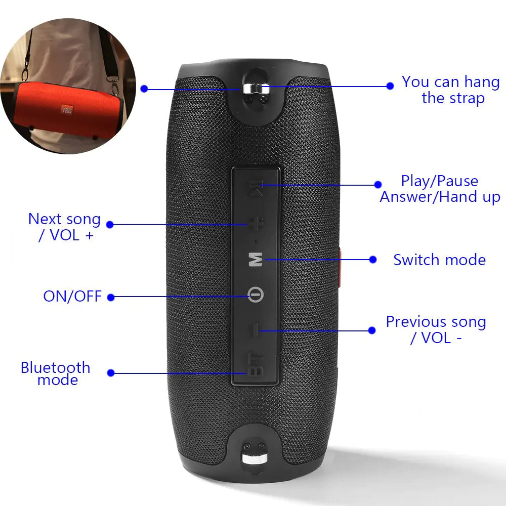 Large Waterproof Wireless Bluetooth Speaker