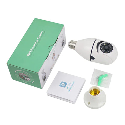 360° 1080P Wi-Fi Smart Bulb Security Camera