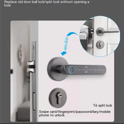 Punch-Free Smart Fingerprint Door Lock