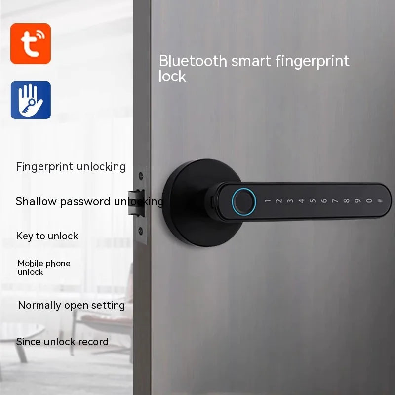 Punch-Free Smart Fingerprint Door Lock