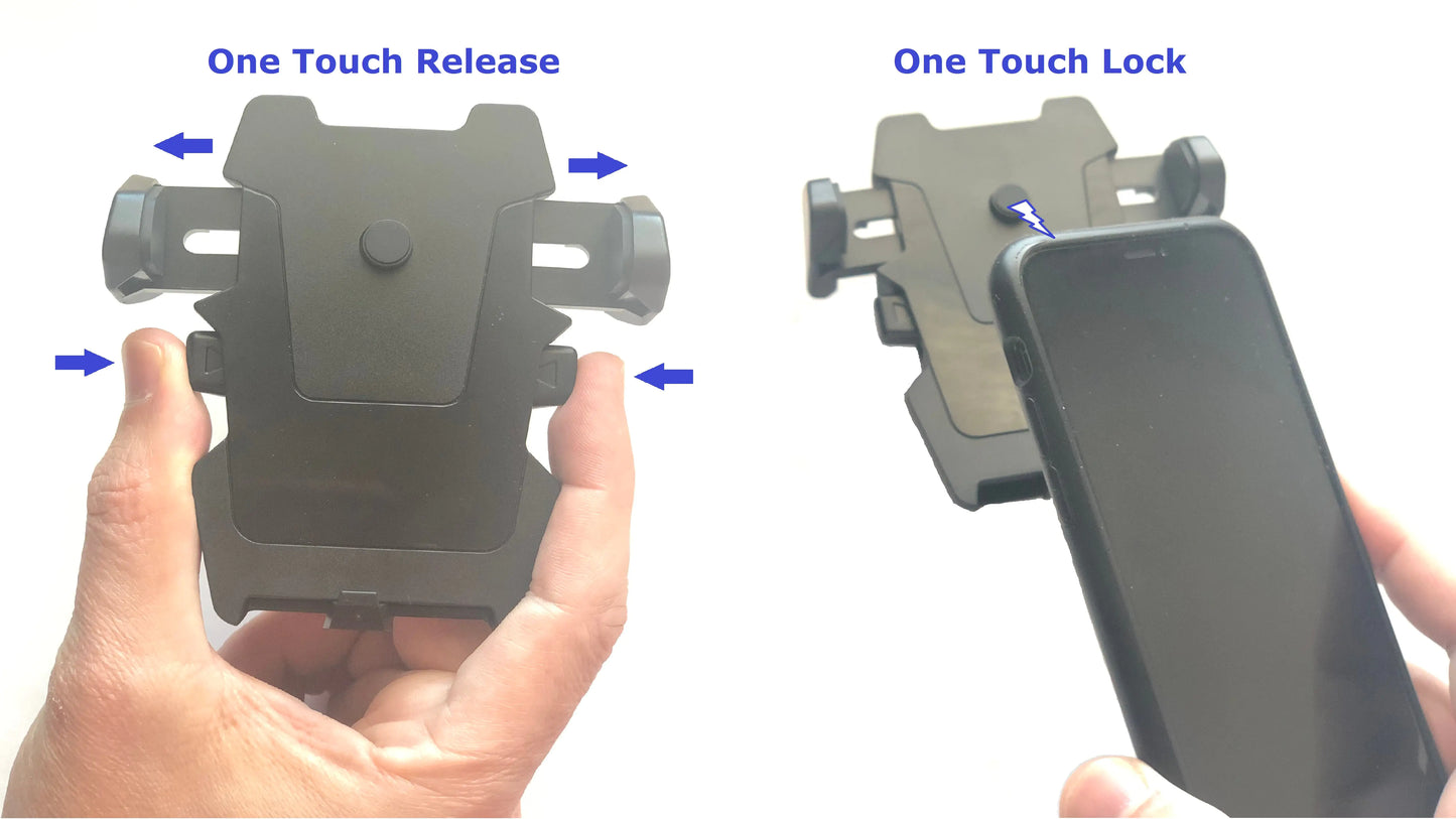 One-Touch Car Air Vent Mount Cell Phone Holder Clip