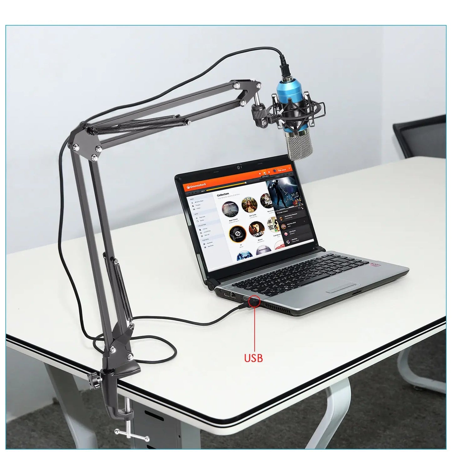 Professional USB Microphone Set