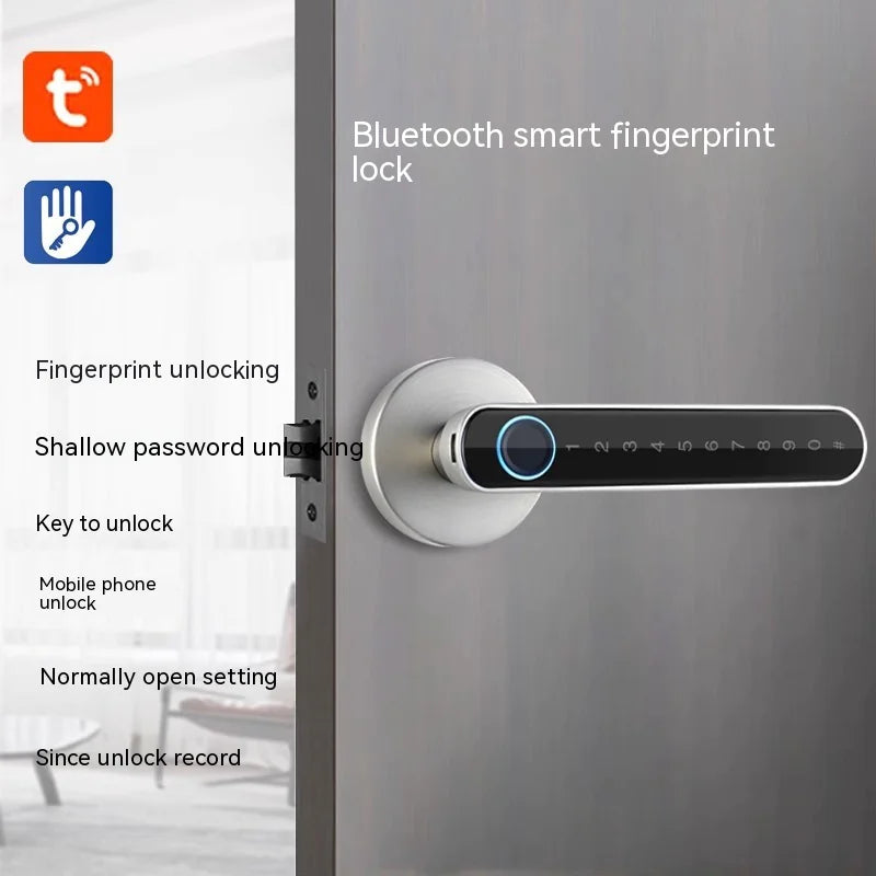 Punch-Free Smart Fingerprint Door Lock