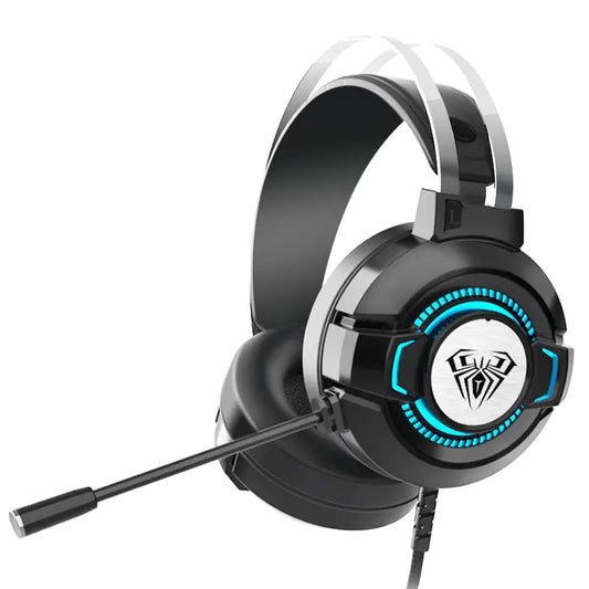 Gaming USB Headset with Noise-Canceling Mic