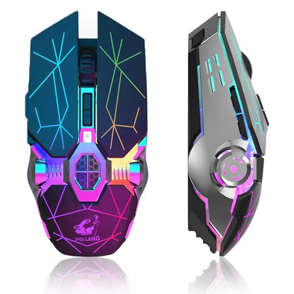 Wireless Rechargeable RGB Gaming Mouse