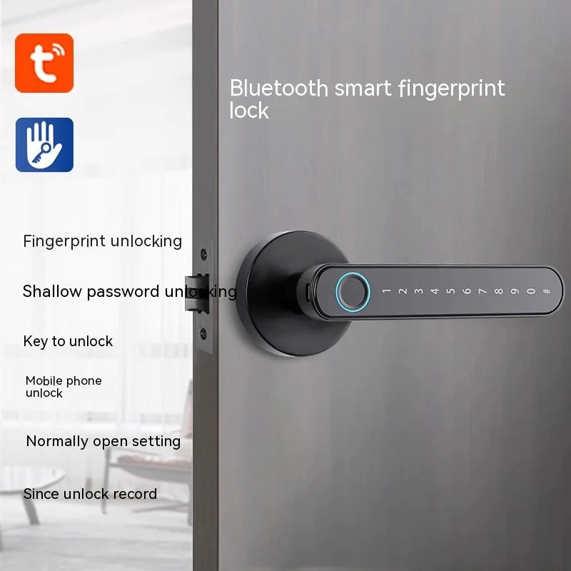 Punch-Free Smart Fingerprint Door Lock